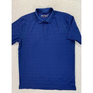 Ariat Tek Heat Series Short Sleeve Polo Shirt‎ (Men's Medium) Blue